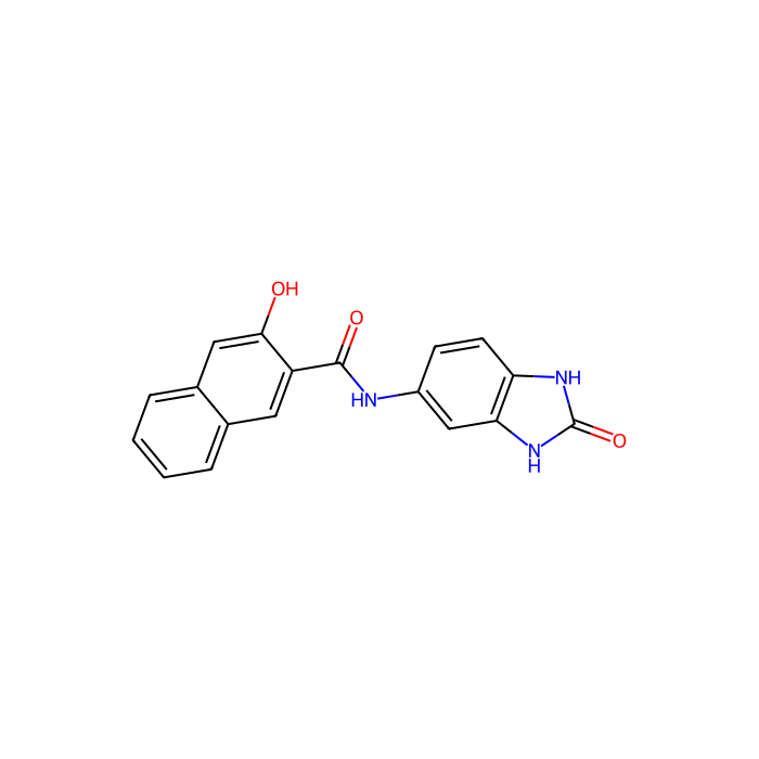 5-(2'-羟基-3'-萘甲酰胺基)-2-苯并咪唑酮