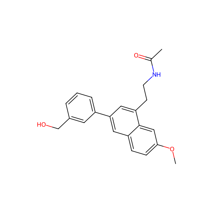 (hydroxymethylphenyl)agomelatine, MT 2 受体拮抗剂
