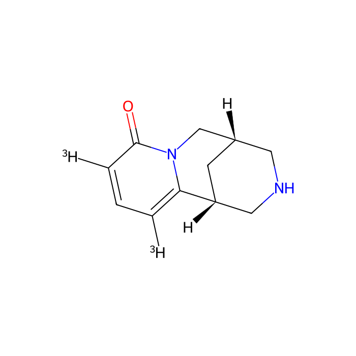 [³H]cytisine, 烟碱乙酰胆碱受体 α2亚基激动剂;烟碱乙酰胆碱受体 α3亚基激动剂;烟碱乙酰胆碱受体 α4亚基激动剂