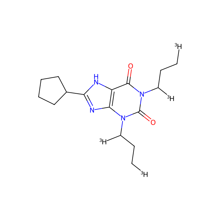 [³H]DPCPX, A 1 受体拮抗剂；A 2B 受体拮抗剂