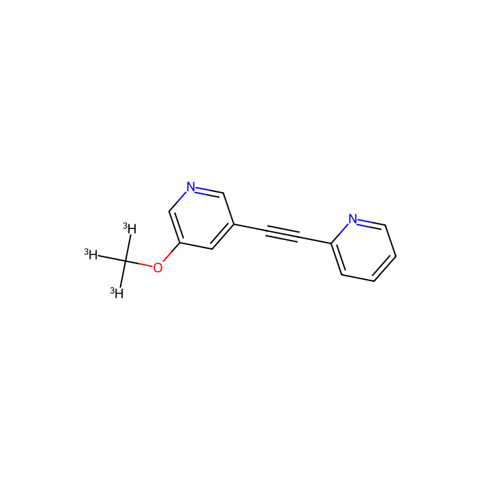 [³H]methoxy-PEPy, mGlu 5 受体的异构调节剂