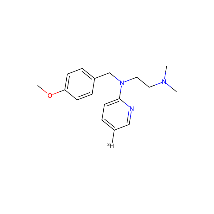 [³H]pyrilamine, H 1 受体拮抗剂；H 4 受体拮抗剂