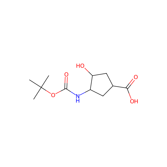 (1S,3R,4R)-3-(tert-butoxycarbonylamino)-4-hydroxy-cyclopentanecarboxylic acid