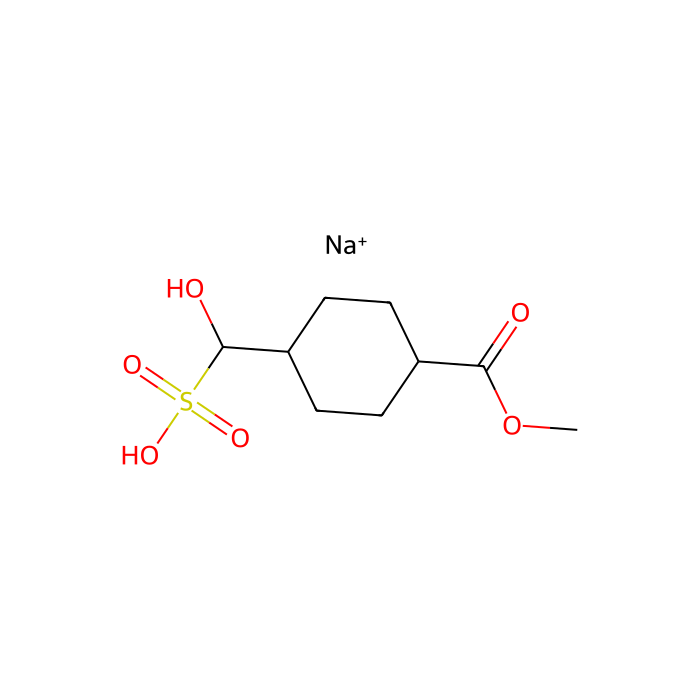 hydroxy-(4-methoxycarbonylcyclohexyl)methanesulfonic acid;sodium salt