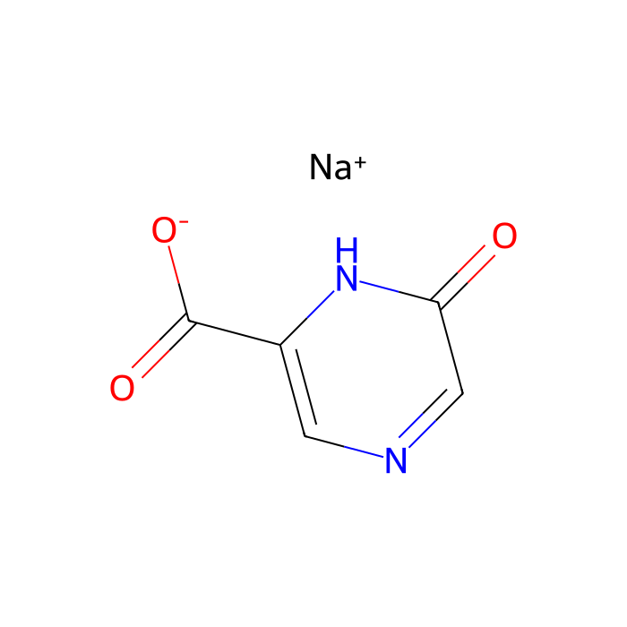 6-hydroxypyrazine-2-carboxylic acid;sodium salt