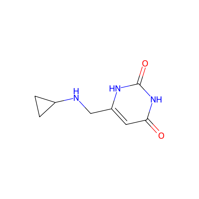 6-[(cyclopropylamino)methyl]-1H-pyrimidine-2,4-dione