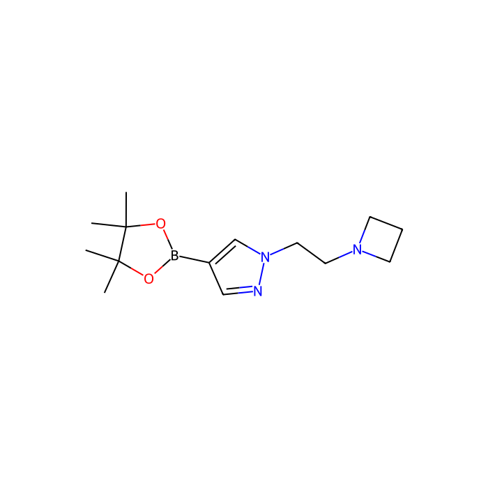 1-[2-(azetidin-1-yl)ethyl]-4-(tetramethyl-1,3,2-dioxaborolan-2-yl)-1H-pyrazole