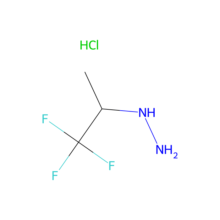 (2,2,2-trifluoro-1-methyl-ethyl)hydrazine;hydrochloride