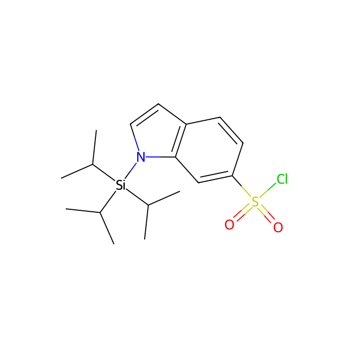 1-[tris(propan-2-yl)silyl]-1H-indole-6-sulfonyl chloride