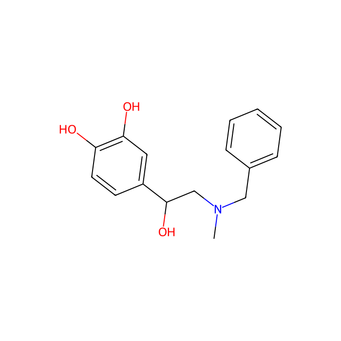 4-[2-[benzyl(methyl)amino]-1-hydroxy-ethyl]benzene-1,2-diol