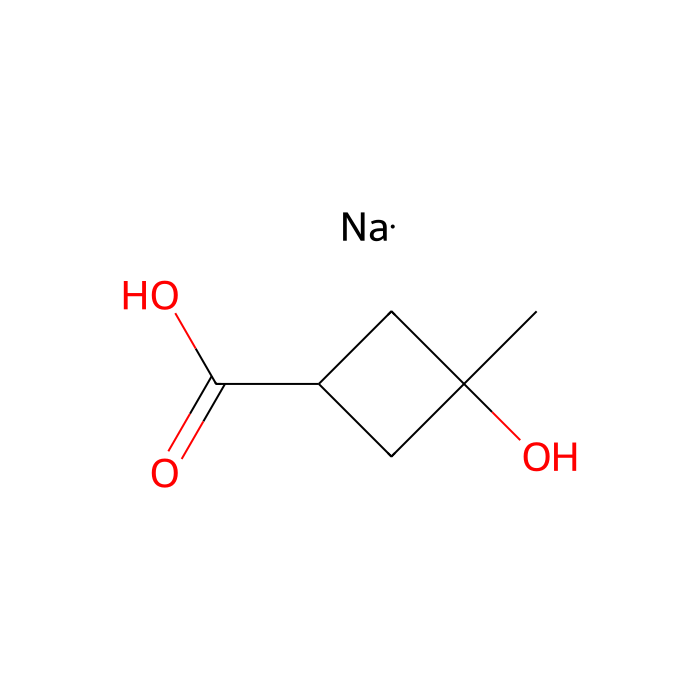 3-hydroxy-3-methyl-cyclobutanecarboxylic acid;sodium salt