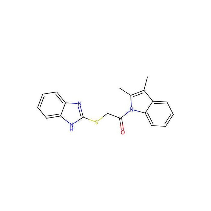 2-(1H-benzimidazol-2-ylthio)-1-(2,3-dimethyl-1-indolyl)ethanone