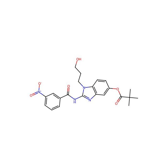 1-(3-Hydroxypropyl)-2-[(3-Nitrobenzoyl)amino]-1h-Benzimidazol-5-Yl Pivalate