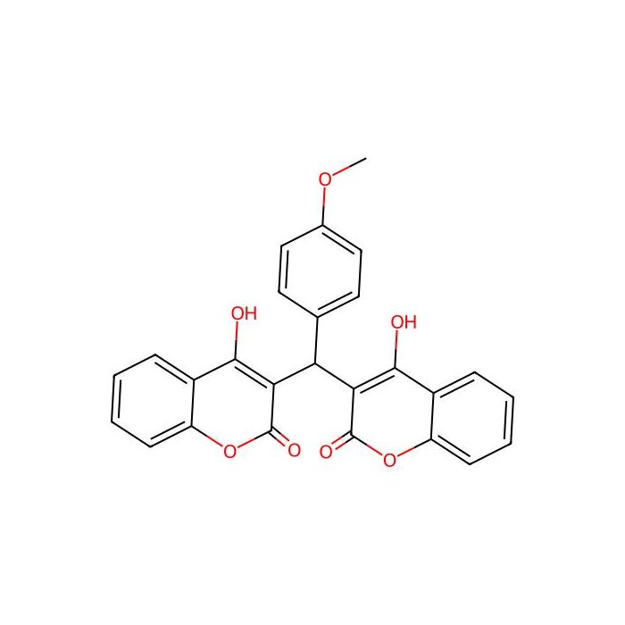2H-1-Benzopyran-2-one, 3,3'-((4-methoxyphenyl)methylene)bis(4-hydroxy-