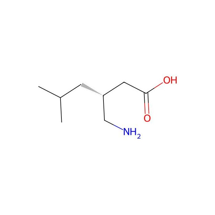 Hexanoic acid, 3-(aminomethyl)-5-methyl-, (3R)-(3R)-3-(aminomethyl)-5-methylhexanoic acid