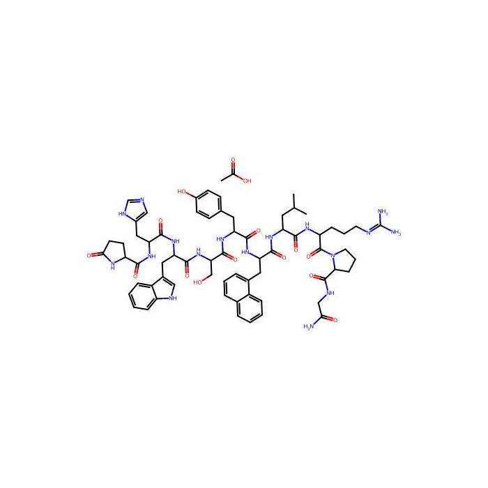 H-Pyr-His-Trp-Ser-Tyr-D-1Nal-Leu-Arg-Pro-Gly-NH2.CH3CO2H, 促性腺激素释放激素受体激动剂