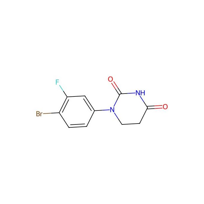 1-(4-bromo-3-fluoro-phenyl)hexahydropyrimidine-2,4-dione