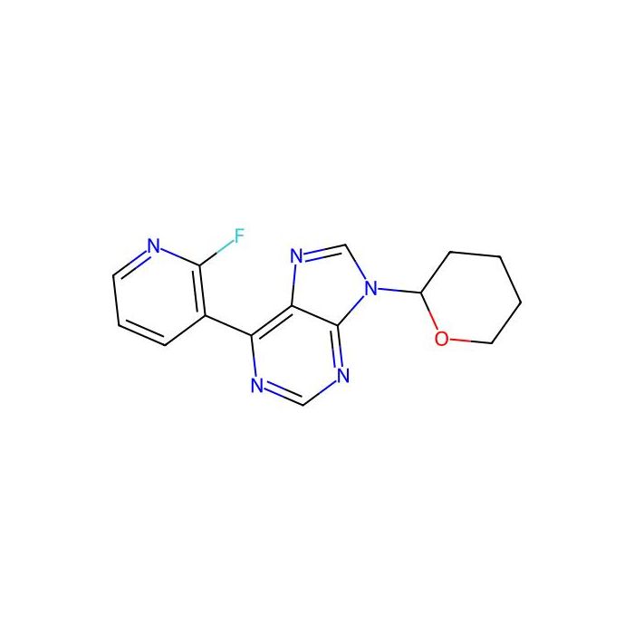 6-(2-氟吡啶-3-基)-9-(四氢-2H-吡喃-2-基)-9H-嘌呤