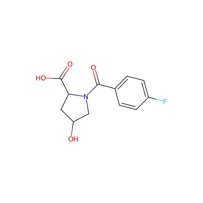 1-(4-氟苯甲酰基)-4-羟基-2-吡咯烷羧酸