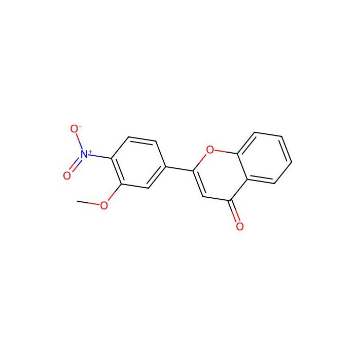 2-(3-甲氧基-4-硝基苯基)-4H-苯并吡喃-4-酮