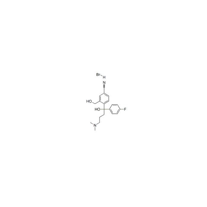 4-(4-二甲胺基-1-对氟苯基-1-羟基丁基)-3-(羟甲基)苯腈氢溴酸盐