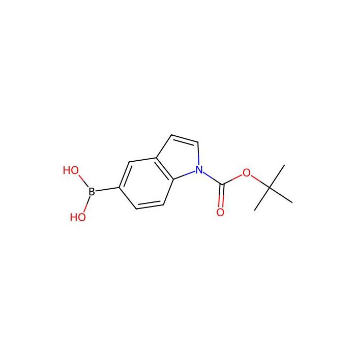 1-Boc-吲哚-5-硼酸(含不等量酸酐)