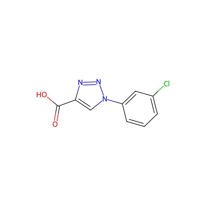 1-(3-氯苯基)-1H-1，2，3-三唑-4-羧酸