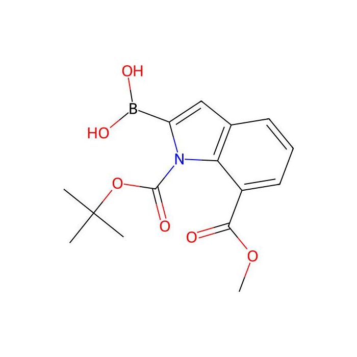 (1-(叔丁氧羰基)-7-(甲氧基羰基)-1H-吲哚-2-基)硼酸