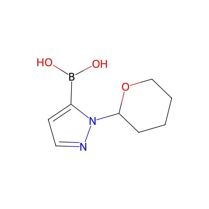(1-(四氢-2H-吡喃-2-基)-1H-吡唑-5-基)硼酸 (含不等量的酸酐)