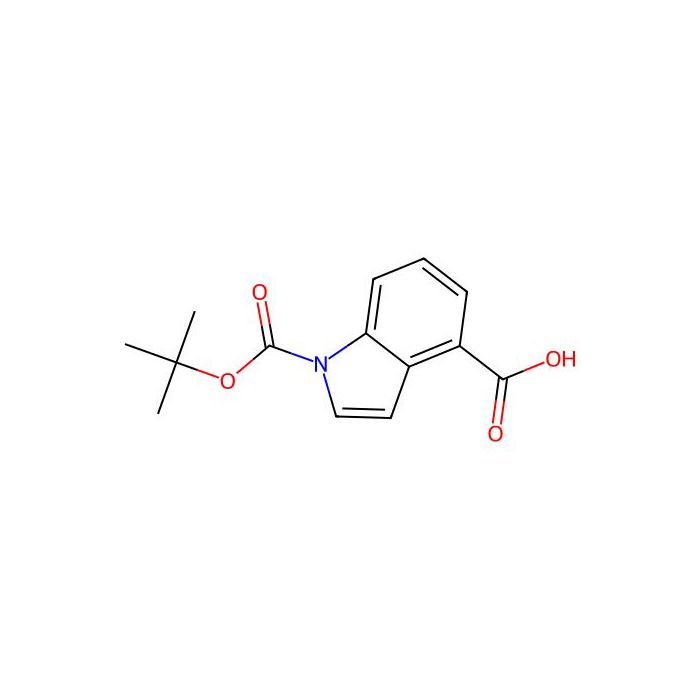 1-叔丁氧羰基羰基吲哚-4-羧酸
