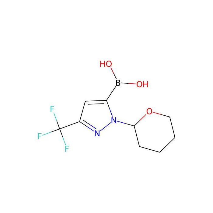 1-(四氢吡喃-2-基)-3-(三氟甲基)吡唑-5-硼酸(含不等量酸酐)