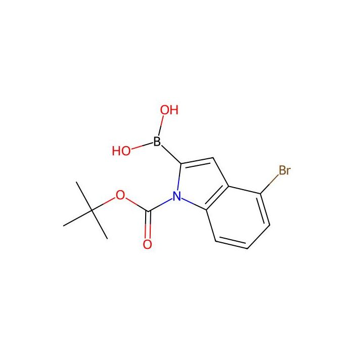 (4-溴-1-(叔丁氧基羰基)-1H-吲哚-2-基)硼酸