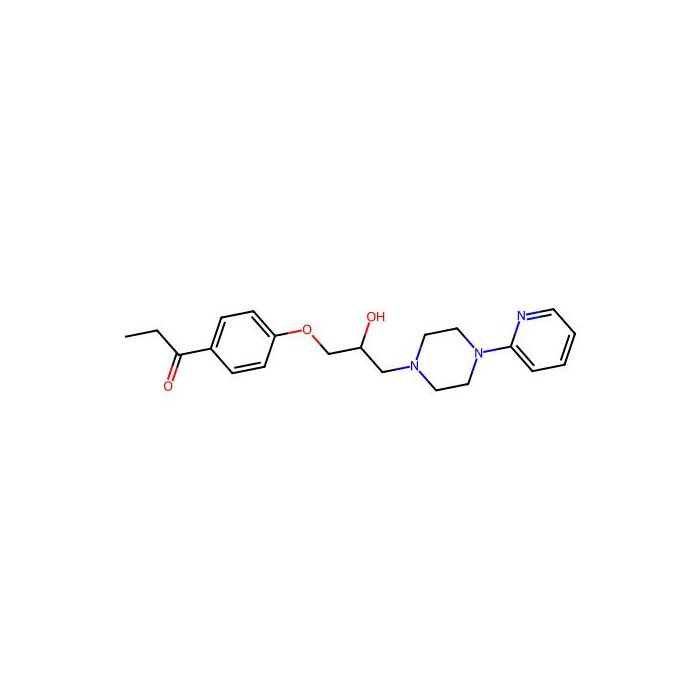 1-(4-{2-Hydroxy-3-[4-(pyridin-2-yl)piperazin-1-yl]propoxy}phenyl)propan-1-one