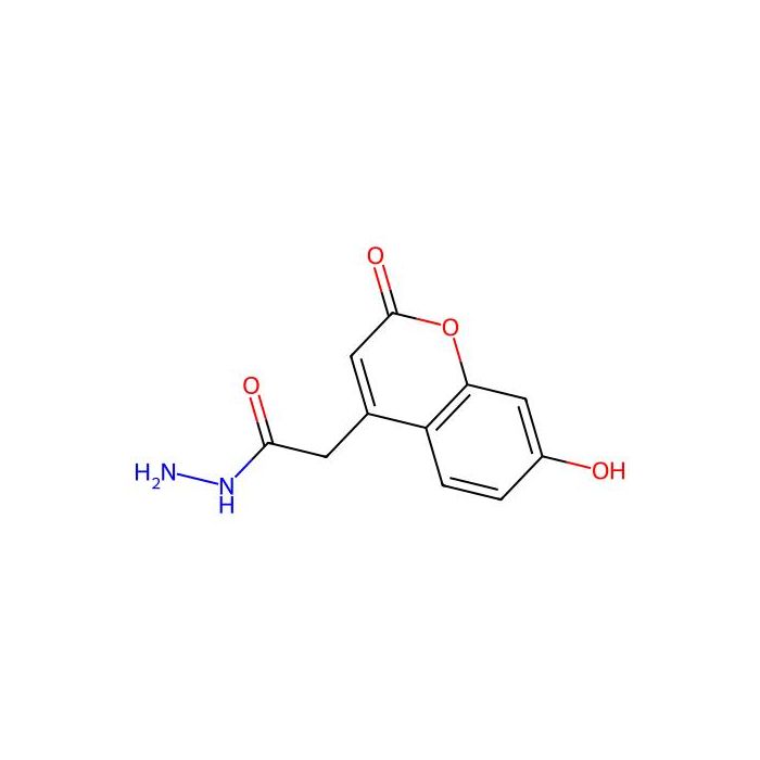 2H-1-Benzopyran-4-acetic acid, 7-hydroxy-2-oxo-, hydrazide