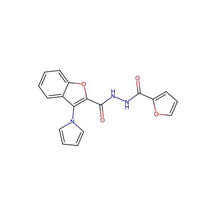 3-(1H-Pyrrol-1-yl)-2-benzofurancarboxylic acid 2-(2-furanylcarbonyl)hydrazide