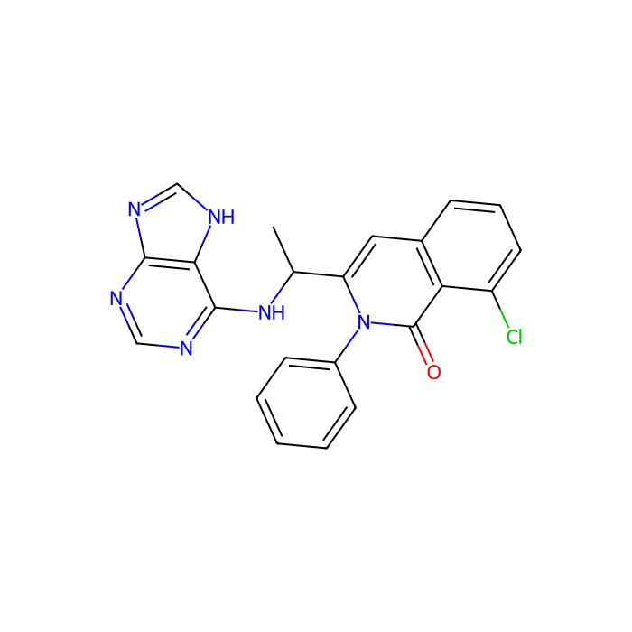 Duvelisib (IPI-145, INK1197),P100δ抑制剂, PI3 激酶 p110-delta 亚基抑制剂