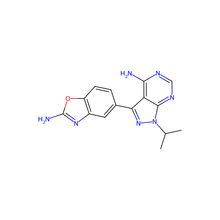 INK 128 (MLN0128),mTOR抑制剂, 丝氨酸/苏氨酸蛋白激酶 mTOR 抑制剂