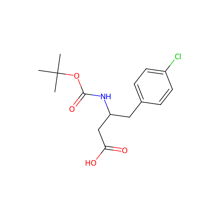 Boc-(S)-3-氨基-4-(4-氯苯基)丁酸