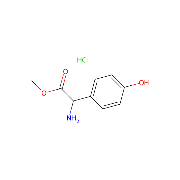 (R)-氨基-(4-羟基苯)乙酸甲酯盐酸盐