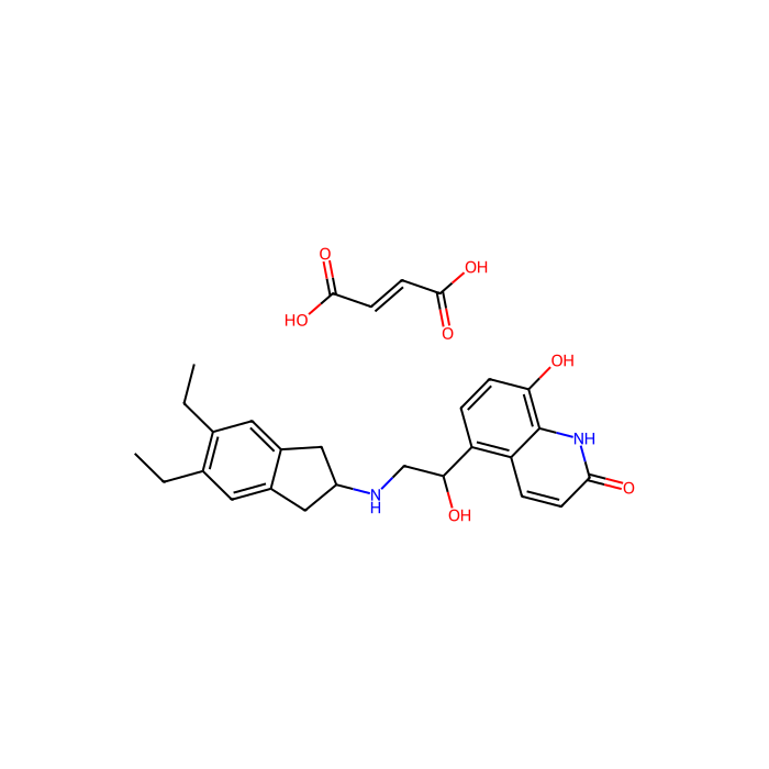 茚达特罗马来酸盐, β-2 肾上腺素能受体激动剂