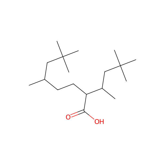 异硬脂酸(=2,2,4,8,10,10-六甲基十一烷-5-羧酸)