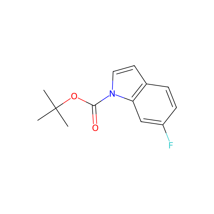 N -(Boc)-6-氟吲哚