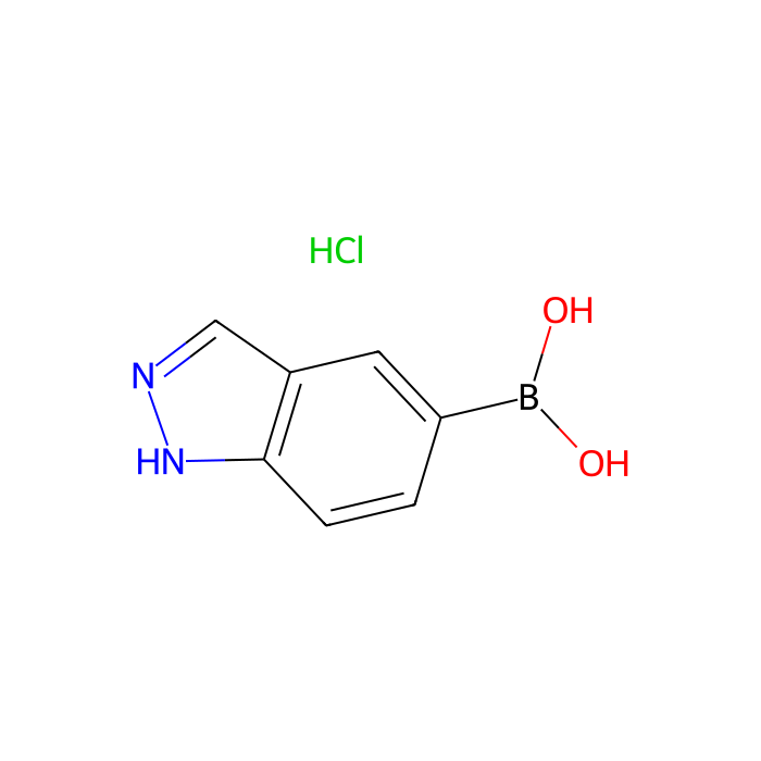 1H-吲唑-5-硼酸 盐酸盐