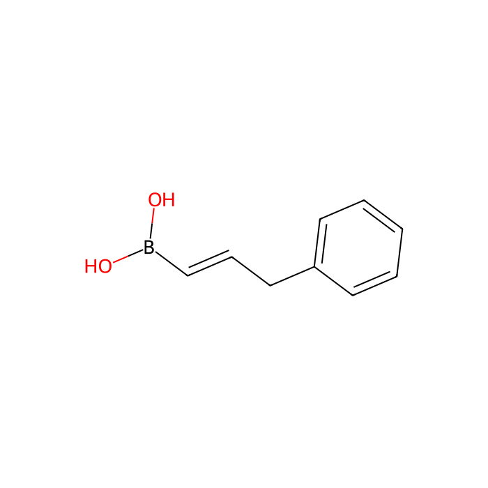 反式 -3-苯基-1-丙烯-1-基硼酸 (含不定量的酸酐)