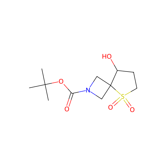 叔-丁基8-羟基-5-硫杂-2-氮杂螺[3.4] 辛烷-2-羧酸5,5-二氧化物