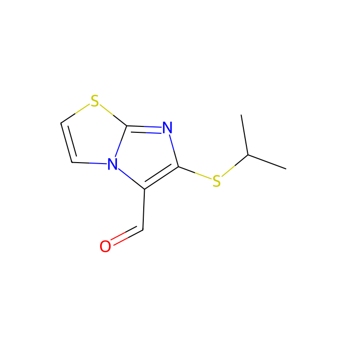 6-(异丙硫基)咪唑[2,1-b ] 噻唑-5-甲醛