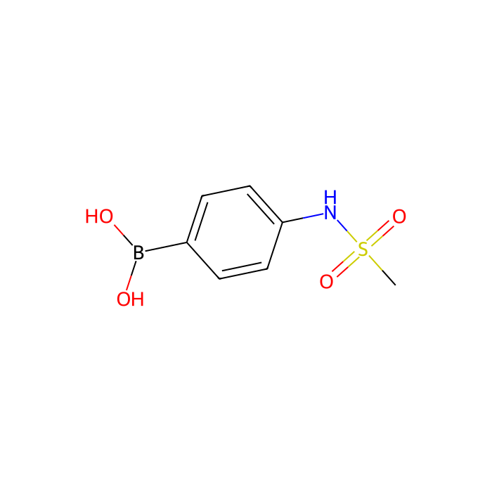 4-甲基磺酰氨基苯基硼酸（含不等量的酸酐）