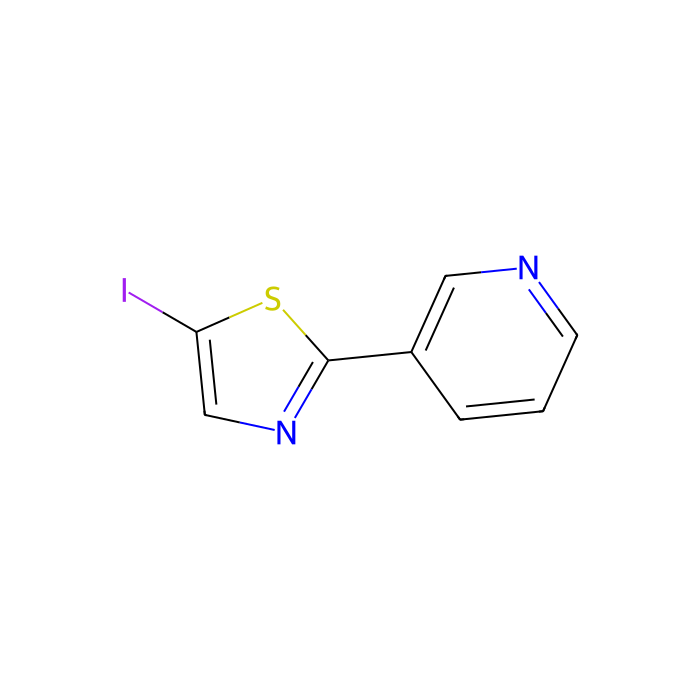 3-(5-碘噻唑-2-基)吡啶