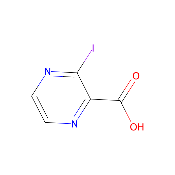 3-碘吡嗪-2-羧酸