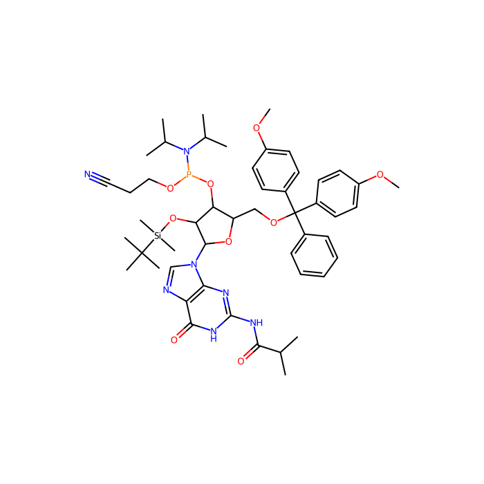 DMT-2′O-TBDMS-rG(ib) 亚磷酰胺